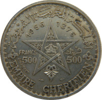 500 francs - Protectorat français