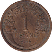 1 franc - French West Africa