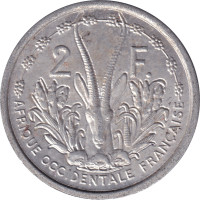 2 francs - French West Africa