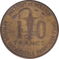 10 francs - French West Africa
