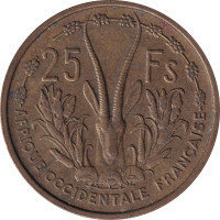 25 francs - French West Africa