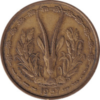 25 francs - French West Africa