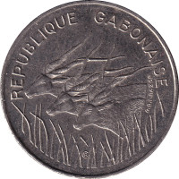 100 francs - Gabon