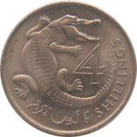 4 shillings - Gambia