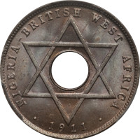 1/2 penny - Colonies générales et Nigéria