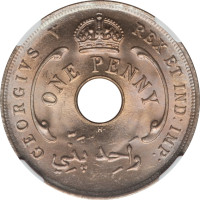 1 penny - Colonies générales et Nigéria