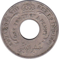 1/10 penny - Colonies générales
