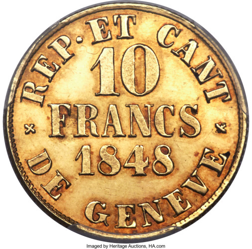 10 francs - Genève