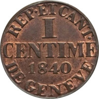 1 centime - Genève