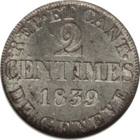 2 centimes - Genève