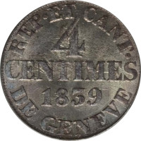 4 centimes - Genève