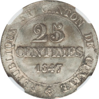 25 centimes - Genève