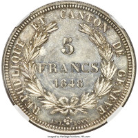 5 francs - Genève