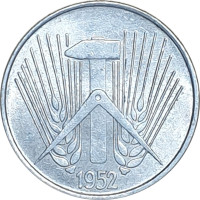 5 pfennig - République Démocratique Allemande