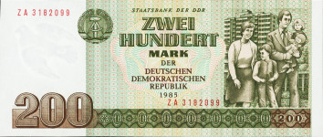 200 mark - République Démocratique Allemande