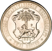 2 rupees - Afrique de l'Est Allemande