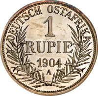 1 rupee - Afrique de l'Est Allemande