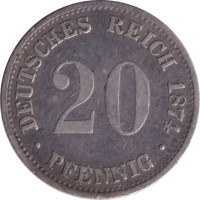 20 pfennig - Empire Allemand