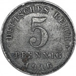 5 pfennig - German Empire