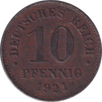 10 pfennig - Empire Allemand