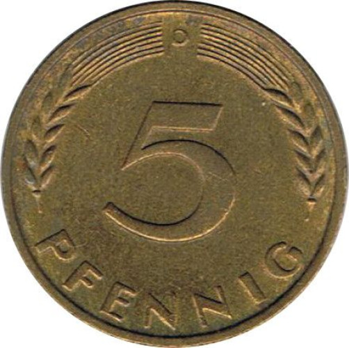 5 pfennig - République Fédérale Allemande