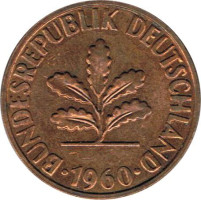 2 pfennig - German Federal Republic