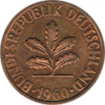 2 pfennig - République Fédérale Allemande