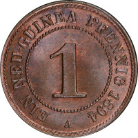 1 pfennig - German New Guinea