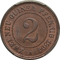 2 pfennig - German New Guinea