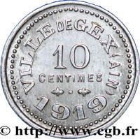 10 centimes - Gex