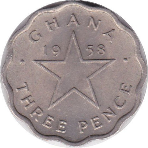 3 pence - Ghana
