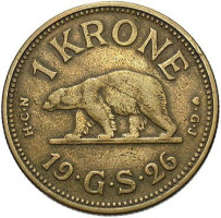 1 krone - Greenland