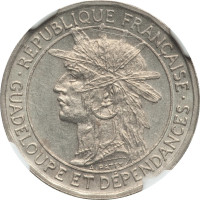 50 centimes - Guadeloupe
