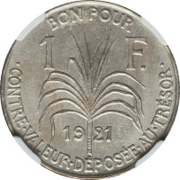 1 franc - Guadeloupe