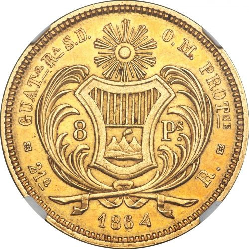 8 pesos - Guatemala