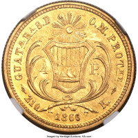 4 pesos - Guatemala