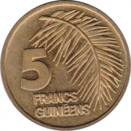 5 francs - Guinea