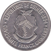 50 francs - Guinea
