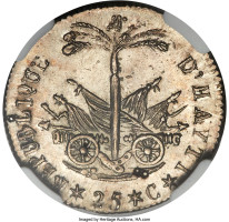 25 centimes - Haiti