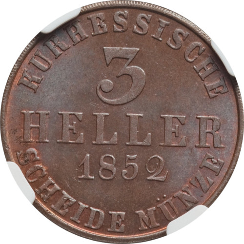 3 heller - Hesse-Cassel