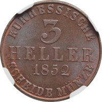 3 heller - Hesse-Cassel