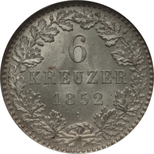 6 kreuzer - Hohenzollern-Prussia