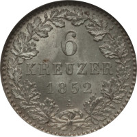 6 kreuzer - Hohenzollern-Prusse