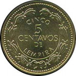 5 centavos - Honduras