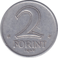 2 forint - Hongrie