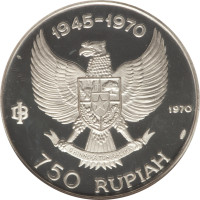 750 rupiah - Indonésie