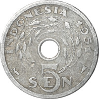 5 sen - Indonesia