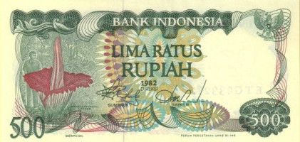 500 rupiah - Indonésie
