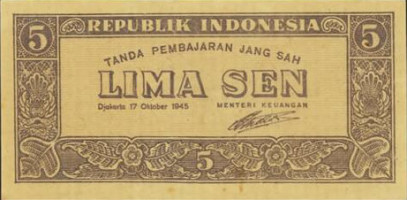 5 sen - Indonésie