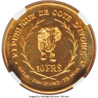 10 francs - Côte d'Ivoire